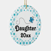 Tochter-personalisierte Keramikornament (Rechts)