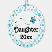 Tochter-personalisierte Keramikornament (Links)