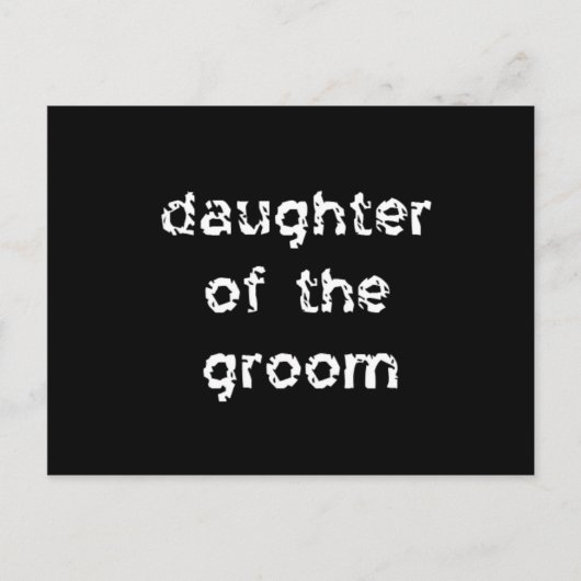 Tochter Postkarte (Vorderseite)