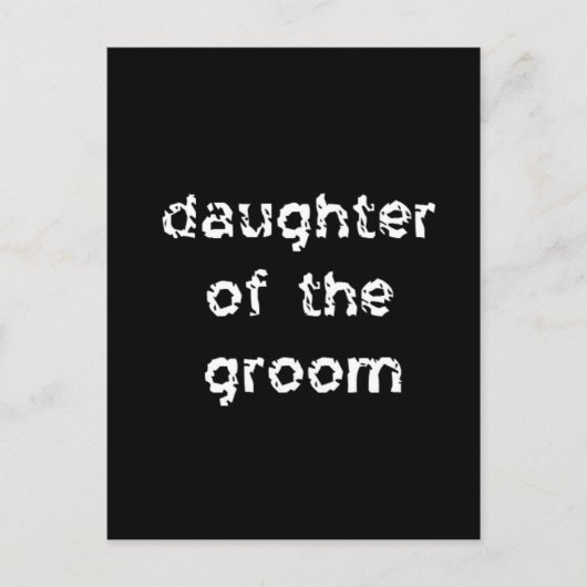 Tochter Postkarte (Vorderseite)