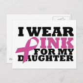 Tochter Postkarte (Vorne/Hinten)