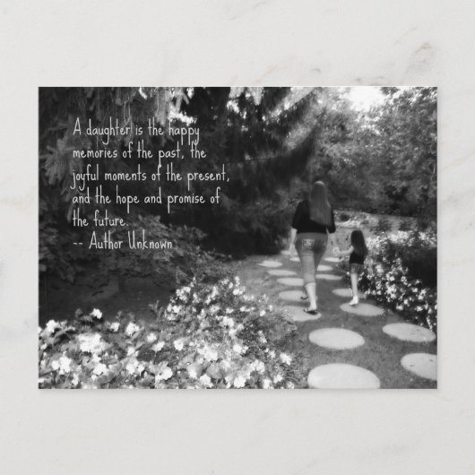 Töchter Postkarte (Vorderseite)