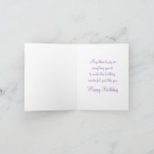 Tochter Schmetterlingkarte zum 45. Geburtstag Karte (Innenseite)