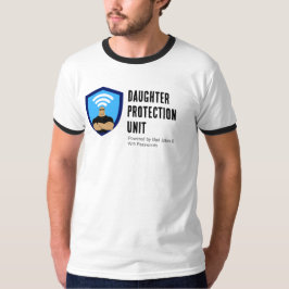 Tochter-Schutzeinheit Papa Lustiges Design T-Shirt