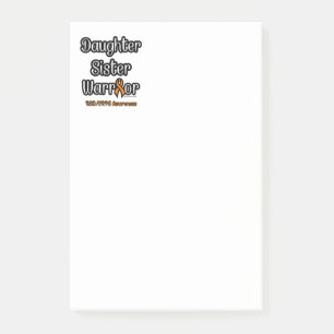 Tochter Schwester Warrior...RSD/CRPS Post-it Klebezettel