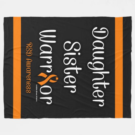 Tochter Schwester Warrior...RSD Fleecedecke (Vorderseite (Horizontal))