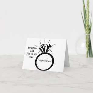 *TOCHTER & SCHWIEGERSOHN IN SPEZIELLER VERBINDUNG* KARTE