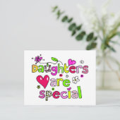 Töchter sind besonders postkarte (Stehend Vorderseite)