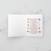 Töchter sind für immer Gedicht Karte (Innenseite)