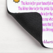 Töchter sind für immer Gedicht Mousepad (Ecke)