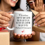 Tochter Tasse<br><div class="desc">Dieses sentimentale Design ist perfekt für Familienmitglieder,  den Ehegatten eines Stiefsohns oder eine potenzielle Schwiegertochter,  um Dankbarkeit für die Liebe eines geliebten Mannes für seinen Sohn auszudrücken. Es dient als Erinnerung ihrer wichtigen Rolle in der Familie und ist für verschiedene Anlässe geeignet.</div>