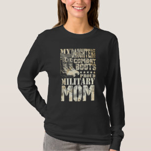Töchter trägt Kampfstiefel militärische Mama T-Shirt
