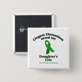 Tochter-Transplantation Button (Vorne & Hinten)