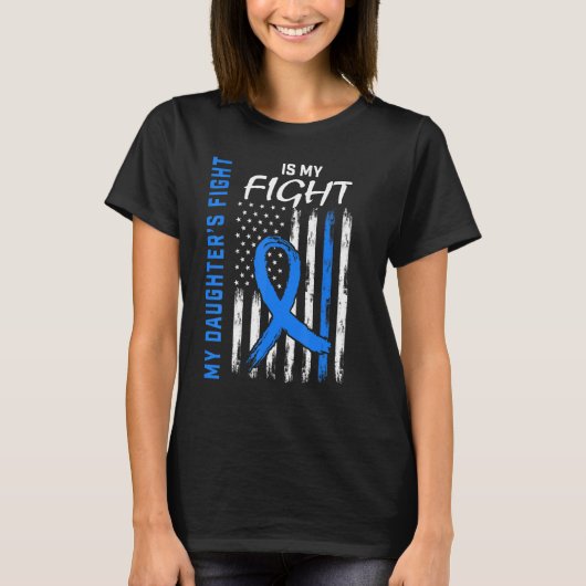 Tochter Typ 2 Diabetes - Bewusstsein für die ameri T-Shirt (Vorderseite)