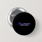 Töchter Überdosierung Bewusstsein ich trage Lila Button (Vorne & Hinten)