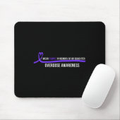 Töchter Überdosierung Bewusstsein ich trage Lila Mousepad (Mit Mouse)