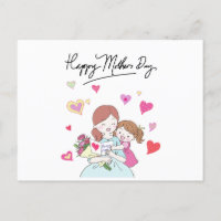 Tochter und Mutter fröhlicher Muttertag