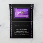 Tochter und Schwiegersohn - Hochzeit Glückwunsch Karte (Innenseite)