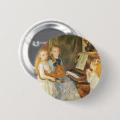 Töchter von Catulle Mendes von Pierre Renoir Button (Vorne & Hinten)