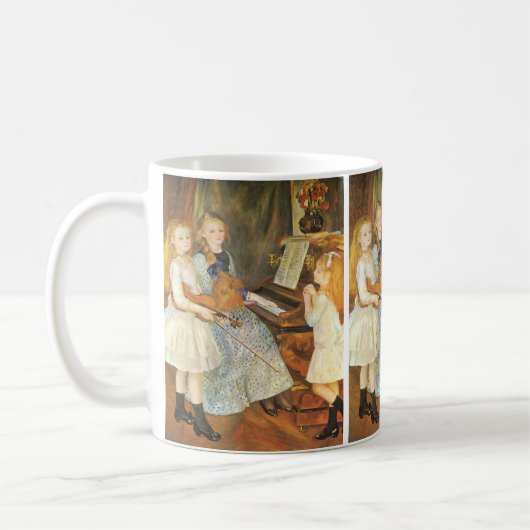 Töchter von Catulle Mendes von Pierre Renoir Kaffeetasse (Links)