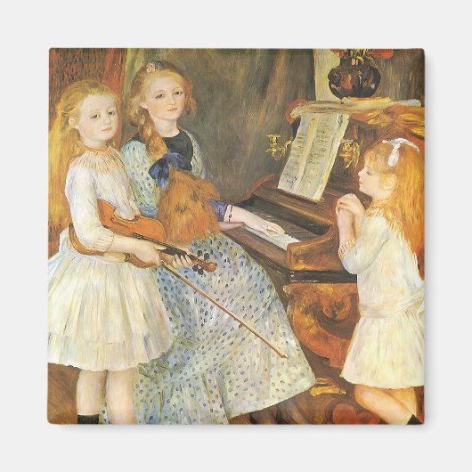 Töchter von Catulle Mendes von Pierre Renoir Magnet (Vorne)