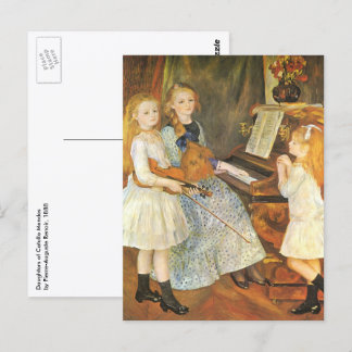 Töchter von Catulle Mendes von Pierre Renoir Postkarte