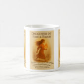 Tochter von Feuer und Gunst Kaffeetasse (Mittel)