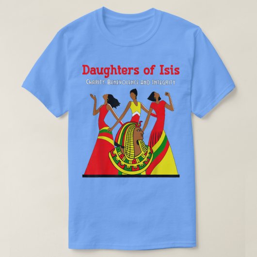Töchter von Isis DOI PHA Shriners AEAONMS OES Mot T-Shirt (Design vorne)