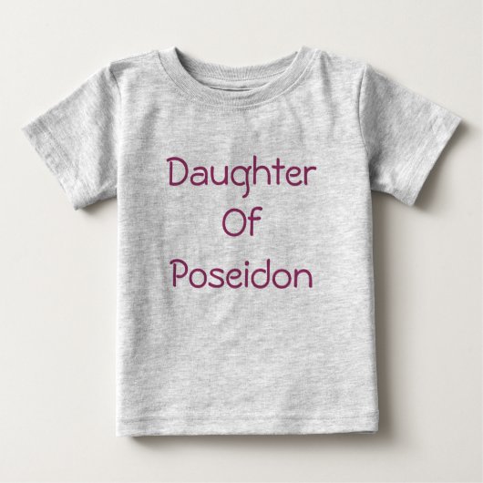 Tochter von Poseidon Baby T-shirt (Vorderseite)