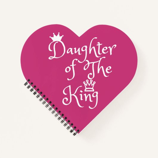 Tochter von The King Heart Notebook Notizblock (Vorderseite)