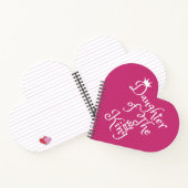 Tochter von The King Heart Notebook Notizblock (Innenseite)