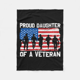 Töchter von Veteranen Gedenktag Patriotisch Herren Fleecedecke