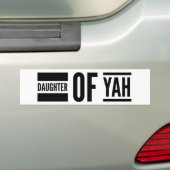Tochter von Yah Hebrew Roots Messianic Autoaufkleber (Auf Auto)