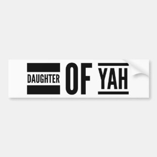 Tochter von Yah Hebrew Roots Messianic Autoaufkleber
