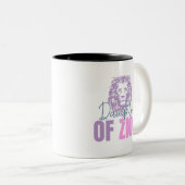 Tochter von Zion-Tasse Zweifarbige Tasse (VorderseiteRechts)