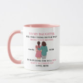 Tochter wird Mutter Muttertag Liebe Tasse (Links)