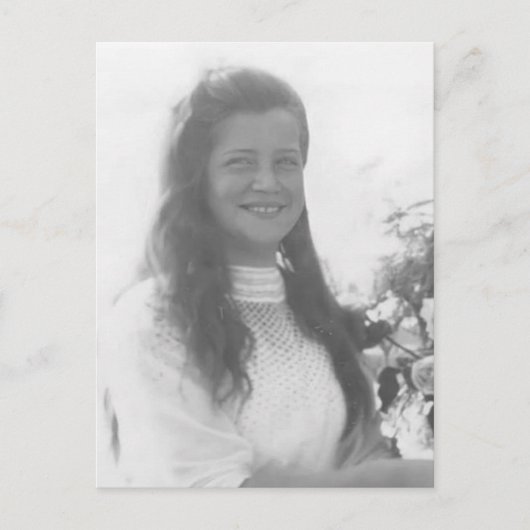 Tochter Zar von Russland, Großherzogin Maria Postkarte (Vorderseite)