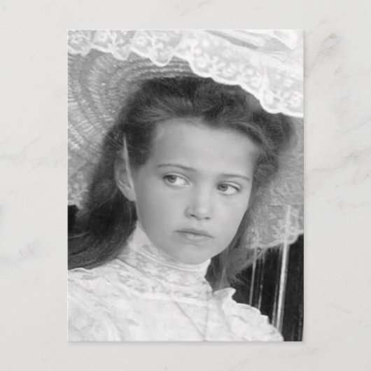 Tochter Zar von Russland, Großherzogin Maria Postkarte (Vorderseite)