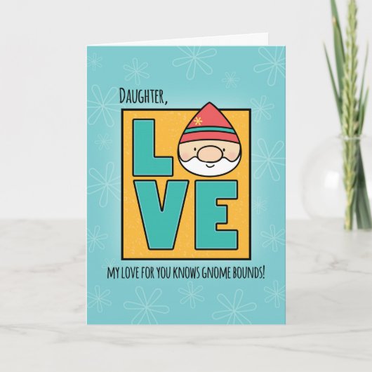 Tochter zum Geburtstag, Liebe ohne Grenzen Karte (Vorderseite)