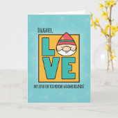 Tochter zum Geburtstag, Liebe ohne Grenzen Karte (Gelbe Blume)