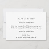 Tochter zum lieben Vater Funny Birthday Card Einladung (Rückseite)