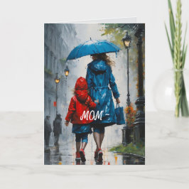 TOCHTER ZUR MAMA AM MUTTERTAG DANKESKARTE