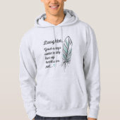 Töchtereien Wings waren durch mein Herz nicht gedä Hoodie (Vorderseite)