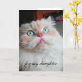 Tochtergeburtstag Karte (Gelbe Blume)