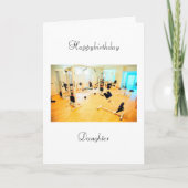 Tochtergeburtstag Karte (Vorderseite)