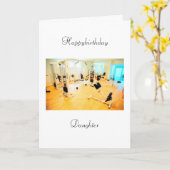 Tochtergeburtstag Karte (Gelbe Blume)