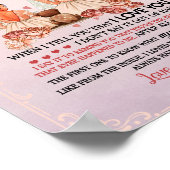 Tochtergeschenk | Brief an meine Tochter aus der M Poster (Ecke)