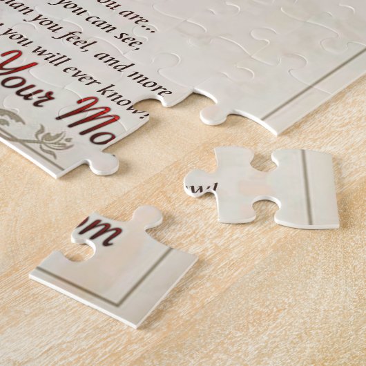 Tochtergeschenk | Brief an meine Tochter aus der M Puzzle (Seite)