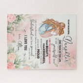 Tochtergeschenk | Brief an meine Tochter aus der M Puzzle (Horizontal)