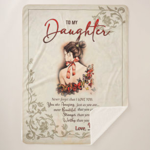 Tochtergeschenk  Brief an meine Tochter aus der Ma Sherpadecke